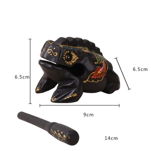 เครื่องดนตรีกีโรรูปกบไม้หลากสีสันสำหรับชั้นเรียนดนตรี ขายส่ง - Product Image 4