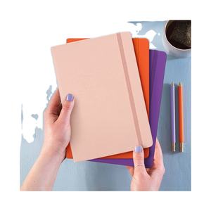 Muestra Gratuita, Diario con Logotipo Personalizado al por Mayor, Diseño Sencillo, Envío Rápido, Cuadernos de Tapa Dura de Cuero PU A5 con Portaplumas - Product Image 1