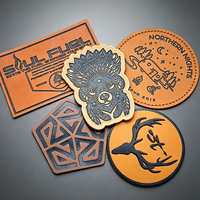 Nouveauté : Badges en cuir PU personnalisés avec logo en relief, pour chapeaux et vêtements, faux patchs en cuir