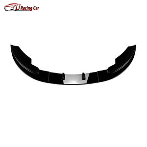 Brillant noir/fibre de carbone Look voiture pare-chocs avant lèvre séparateur Spoiler diffuseur pour <span class=keywords><strong>Ford</strong></span> <span class=keywords><strong>Fiesta</strong></span> <span class=keywords><strong>MK7</strong></span> 2008-2012 - Product Image 2