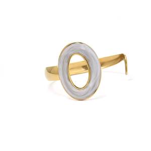 กำไลข้อมือแฟชั่น สแตนเลสสตีล 316L ชุบทอง PVD ทนทาน เป็นมิตรต่อสิ่งแวดล้อม - Product Image 1