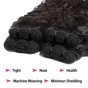 100% Virgin Raw Hair Extension Super Double Drawn Großhandel 15A 10-30 Zoll Pixie Curly Human Hair Bundles - Product Image 4