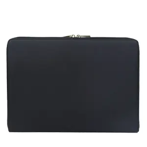 Bolsa de couro pu para laptop, padrão croco de 13 polegadas, capa protetora para mac book