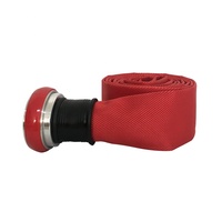 Contrôleur de feu électrique rouge pu, doublure en cuir, rouge, 38mm 50mm 65mm 77mm 100mm 2 pouces 2.5 pouces 3 m 30m 25m 20m