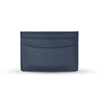 Titulaire de carte de crédit mince en cuir véritable à dessus galet vert de luxe personnalisé de haute qualité avec blocage RFID