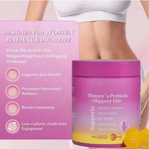 Probiotiques pour femmes avec gommes à l'orme rouge |   Complément alimentaire pour la <span class=keywords><strong>santé</strong></span> intime et le soutien de la flore vaginale, pour le contrôle des odeurs (60 comprimés) - Product Image 5