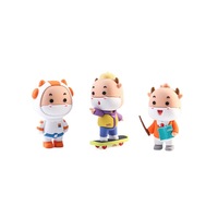 OEM/ODM figurine d'action personnalisée fabricants de jouets PVC 3D mini figurines en caoutchouc silicone Anime PVC figurine d'action 3D