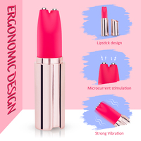 QIYI Erotischer Vibrierender Nippel- und Klitoris-Stimulator Mini-Lippenstift-Vibrator Sexspielzeug für Frauen Lippenstift-Vibrator