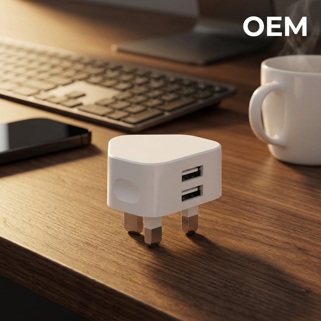 Factory Wholesale 3 Pin UK Plug 5V 2.1A USB Charger Universal Mobile Phone USB Travel Adapter for iPhone 5 6 USB Wall Charge