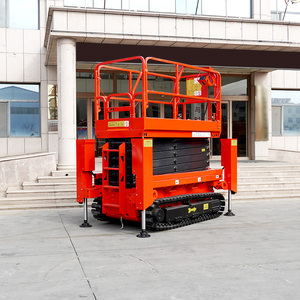 Elevador de tijera eléctrico de China para <span class=keywords><strong>alquiler</strong></span> Plataforma de trabajo aéreo móvil autopropulsada Elevador de hombre Elevadores de tijera eléctricos hidráulicos - Product Image 6