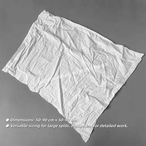 Trapos Industriales Blancos 100% Algodón Sin Pelusa, Toallas de Limpieza Recicladas para Uso Industrial - Product Image 3