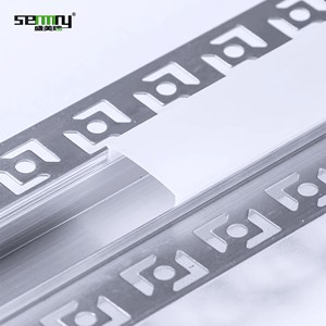 Phong cách hiện đại LED tuyến tính đèn cho tủ trần nhôm hồ sơ với PC khuếch tán cove lõm LED cho bồn rửa - Product Image 2