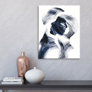Hug People Painting Love Art Pintura al óleo hecha a mano para decoración del hogar - Product Image 5