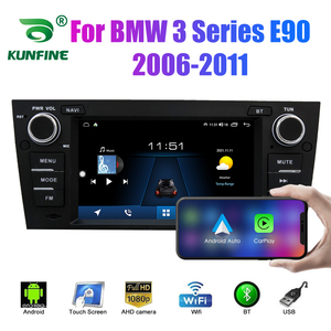 Radio Mobil Android <span class=keywords><strong>2</strong></span> Din untuk BMW Seri <span class=keywords><strong>3</strong></span> E90 2006-2011 Mobil Stereo Otomotif Multimedia Video DVD Player GPS Navigasi Carplay - Product Image 2