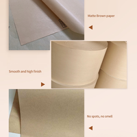 Papier kraft brun de 30g à 450g Papier d'emballage de qualité alimentaire pour bouquet sec Papier d'emballage cadeau pour graines de melon Sac en rouleau