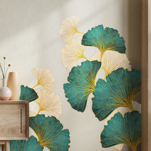 <span class=keywords><strong>Adesivi</strong></span> <span class=keywords><strong>murali</strong></span> a foglia verde soggiorno fresco camera da letto sala da pranzo decorazione <span class=keywords><strong>adesivi</strong></span> carta da parati autoadesiva rimovibile - Product Image 2