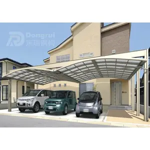 steel frame structure folding car shed prefabricated manufacturing buildings for sale