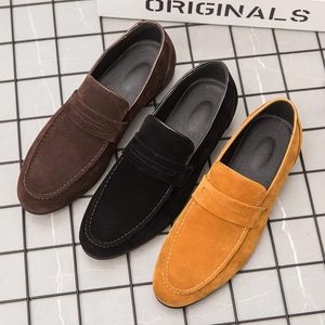 <span class=keywords><strong>Mocasines</strong></span> de Cuero Sintético Sencillos y Modernos al por Mayor de Fábrica, Zapatos Casuales de Negocios de Tallas Grandes para Comercio Transfronterizo - Product Image 1