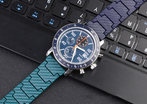 Correa de reloj inteligente de lujo correa de reloj de fibra de carbono para <span class=keywords><strong>HuaWei</strong></span> <span class=keywords><strong>GT3</strong></span> watch3pro para correa de reloj inteligente - Product Image 4