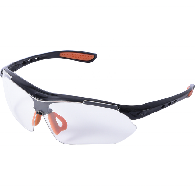 Factory Wholesale Flexible Laser Safety Glasses for Eye Protection Safety Goggles With Clear Gray Color Plated Lens