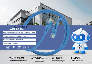 <span class=keywords><strong>Câble</strong></span> réseau SIPU Cat6a, transmission haute vitesse, <span class=keywords><strong>câble</strong></span> <span class=keywords><strong>Ethernet</strong></span> CCA/CUIVRE, best-seller en stock, prêt <span class=keywords><strong>pour</strong></span> le centre de données - Product Image 2