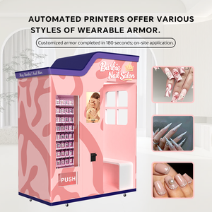 Distributore Automatico Intelligente per Stampa Unghie con Lettore di Carte - Macchina per Stampa Unghie Cosmetici Bellezza Giochi a Moneta - Product Image 2