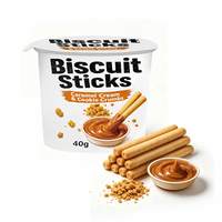 Bâtonnets de biscuits Bestar à la crème caramel et aux miettes de biscuits 40g – Bonbons en vrac pour enfants – Vente en gros – Approvisionnement direct usine