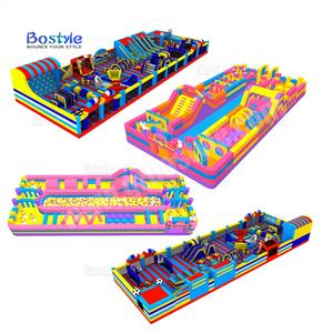 Grand <span class=keywords><strong>parc</strong></span> d'attractions gonflable extérieur commercial <span class=keywords><strong>de</strong></span> parcours d'obstacles <span class=keywords><strong>de</strong></span> château plein d'entrain pour des installations gonflables <span class=keywords><strong>de</strong></span> l'eau d'enfants - Product Image 1