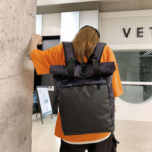 Custom Rts China Quality Supplier Young People Bag Casual Style Waterproof Durable <b>Roll</b> <b>Top</b> Travel <b>Backpack</b> - Product Image 2