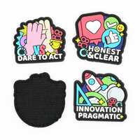 Vêtements personnalisés 3D PVC Patch souple Silicone caoutchouc Logo Badge patchs