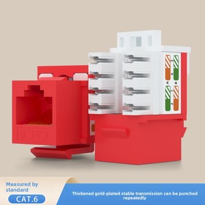 Nhà Sản Xuất Bán Buôn Gigabit Vàng-Mạ 90-Độ Vá Dây Cat5e Cat6 RJ45 Ổ Cắm Mô-đun Mạng <span class=keywords><strong>Keystone</strong></span> <span class=keywords><strong>Jack</strong></span> - Product Image 4