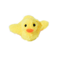 Jouets pour chats Canard battant Jouets pour oiseaux électriques Jouet en peluche lavable pour chat avec capteur de vibration à l'herbe à chat