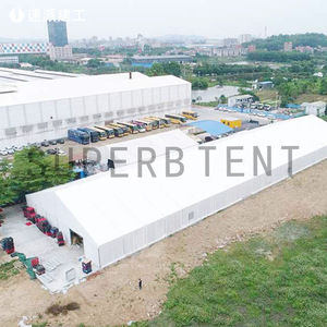 Superb <b>Tent</b> Industrial Warehouse <b>Tent</b> Light Steel <b>Frame</b> 81-120mph Wind Resistance For Storage Logistics - Product Image 1