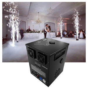 Lot de 4 machines à feux d'artifice électriques 750W, fontaines à étincelles en acier inoxydable, pour intérieur et extérieur, contrôle manuel, pour DJ, scène, mariage, ensemble de <span class=keywords><strong>vol</strong></span> - Product Image 4