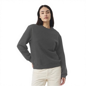 Sudadera de Lujo Vintage 100% Algodón con Cuello Redondo, Oversize, con Logotipo Estampado Digital, de Alta Calidad, Lisa, Larga, para Otoño, 300g, Anti-Pilling - Product Image 2