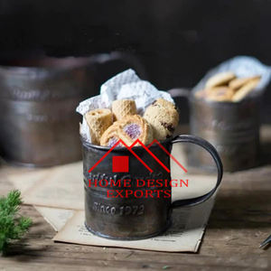 Tasse en cuivre Tasse en cuivre imprimée avec logo personnalisé pour la maison Hôtels et restaurants Dessert de ferme écologique Look vintage - Product Image 6