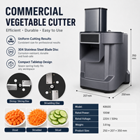10V/220V Kleine Commerciële Gemotoriseerde Elektrische Multifunctionele Groente Snijder/Hakker/Snijmachine/Aardappel Snijmachine