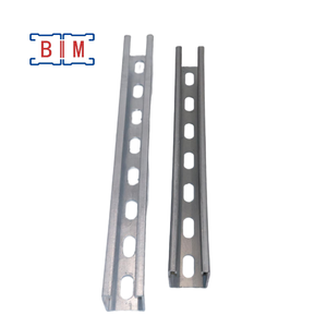 Canale Unistrut P1000T 1-5/8 X 1-5/8 Pollici 41X41X2.5mm Zincato Elettroliticamente con Struttura Scanalata ad Alta Resistenza - Product Image 3