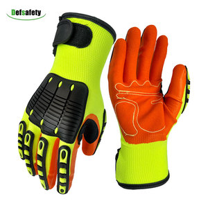 Guantes de Seguridad Industriales Resistentes a Cortes SONICE, Material TPR, Guantes de Impacto para Trabajos de Construcción en Campos Petroleros y Mecánica - Product Image 3