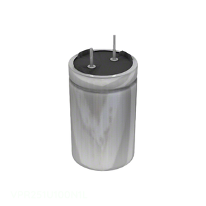 Condensador Original de Aluminio con Orificio Pasante, 250UF 100V RADIAL TH VPR251U100N1L, 250 uF - Product Image 1