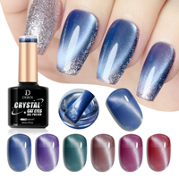 Deroi – Kit de 45 Gels Ongles Multicolores Effet Œil de Chat Clair de Lune – Vente Flash – Tendance – Sans HEMA, Sans TPO, Non Toxique – Gel UV en Gros