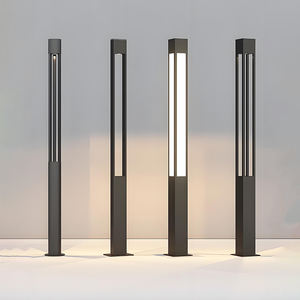 فناء أضواء الشوارع الشمسية في الهواء الطلق للماء ساحة ضوء فيلا مصباح الشارع الأوروبي خمر ارتفاع الألومنيوم ضوء القطب - Product Image 2