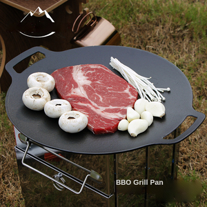 Outdoor Camping Barbecue Plate Portable Picnic Pot Rice Stone Non-stick Barbecue Plate - Product Image 6
