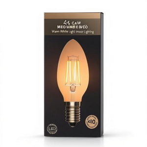 หลอดไฟ LED ไส้หลอด E14 4W แสงสีขาวนวล สำหรับใช้ภายในอาคาร - Product Image 2