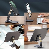 Support de téléphone de bureau mains libres réglable 2025, support de tablette pour smartphone, support de téléphone portable flexible portable, support en métal