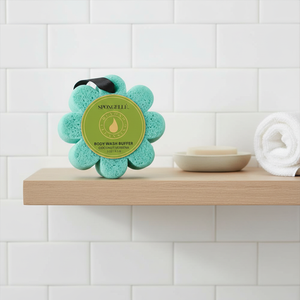OEM Coconut Verbena Wildflower Bath Sponge Soap With Built-in Body Wash & Body Scrubber Shower Loofah Sponge for Women Man Kids - Product Image 1