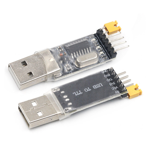 ดาวน์โหลดโมดูล USB เป็น TTL ที่อัพเกรด CH340G พร้อมแผ่นแปรงลวดขนาดเล็กสำหรับชุดโมดูลอิเล็กทรอนิกส์ของบอร์ดไมโครคอนโทรลเลอร์ STC - Product Image 5