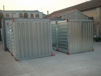 Conteneur de stockage en acier, simple à bas prix, fabriqué en chine, maison préfabriquées
