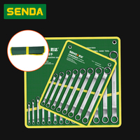 Jeu d'outils multifonctionnel rapide à double usage et haute efficacité 6-32 mm, avec sac en tissu, ensemble complet de clés métriques