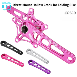 SeeMore ODM/OEM Pédalier de vélo pliant 170mm 130 BCD Monovitesse Rond en Alliage d'Aluminium Ultraléger - Product Image 1